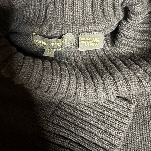 Janne Pierre Classic Black Turtleneck Sweater - Picture 4 of 5